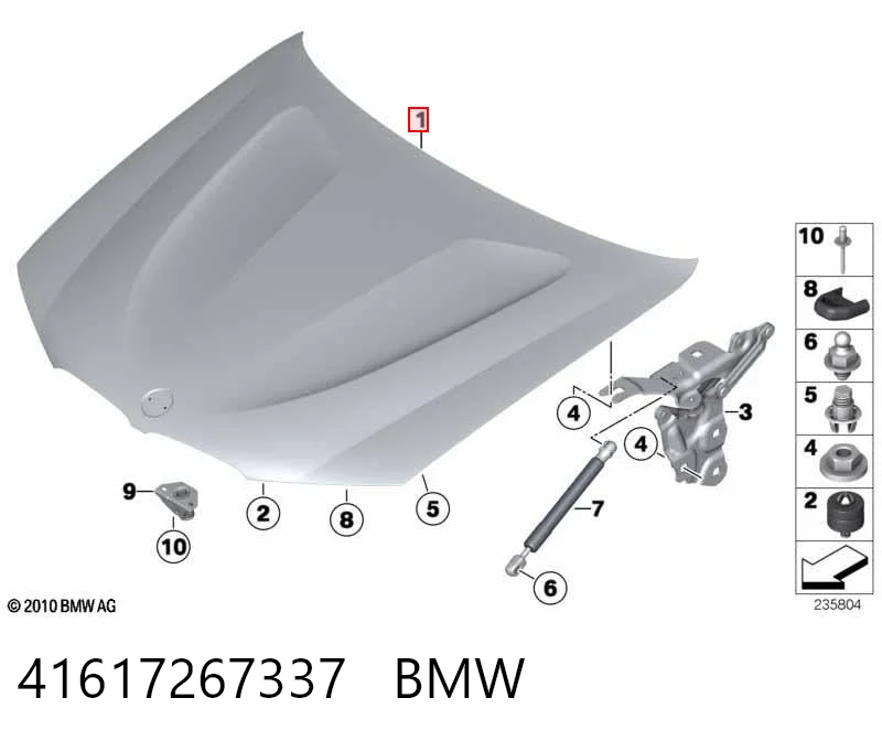 41617267337 BMW Capota