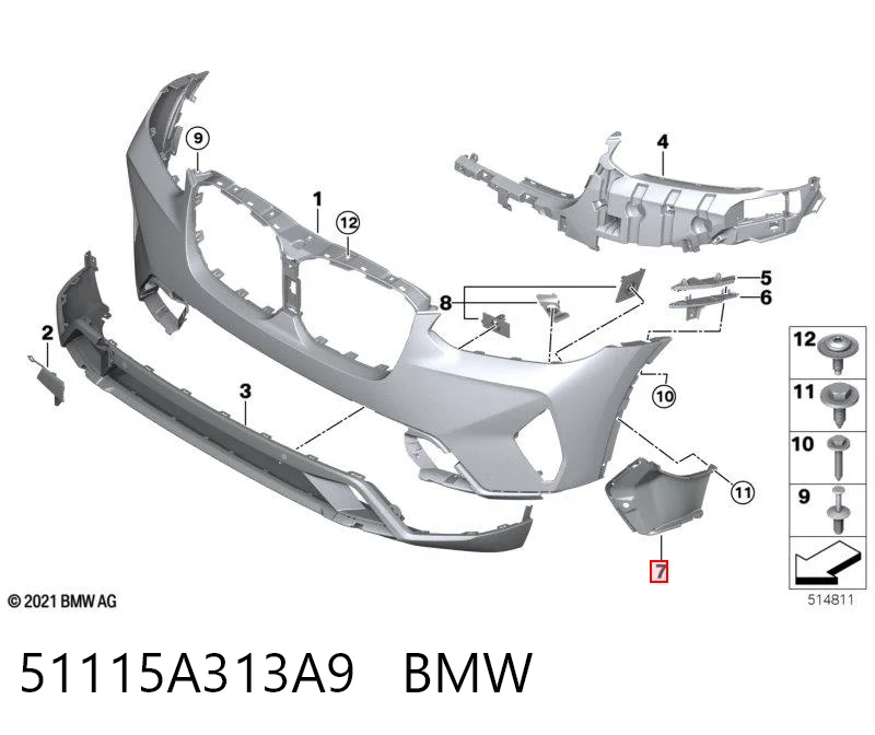 51115A313A9 BMW 