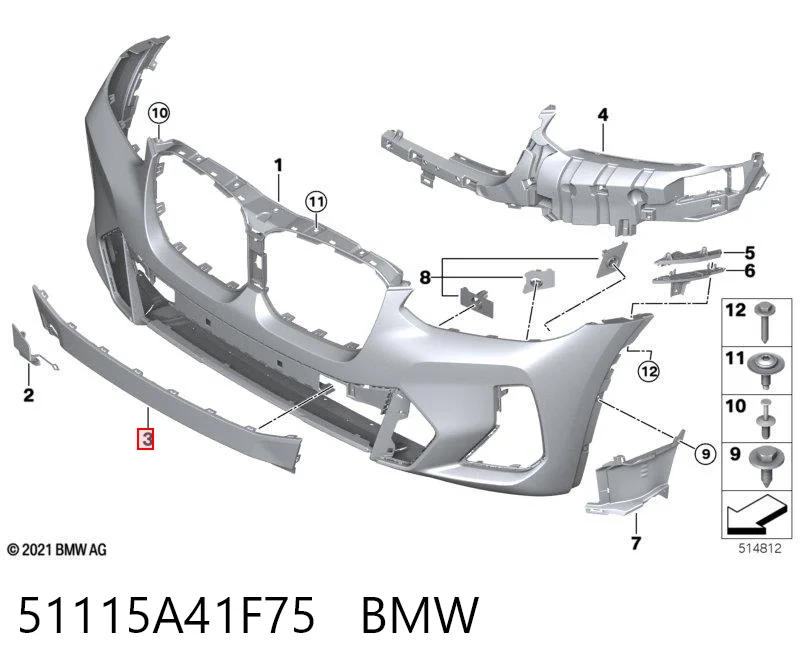 51115A41F75 BMW