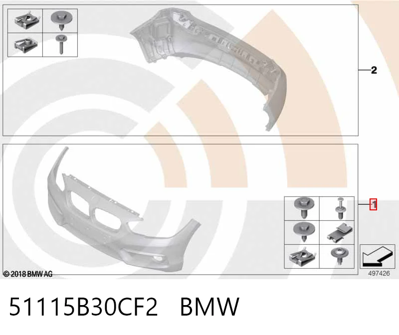 51115B30CF2 BMW