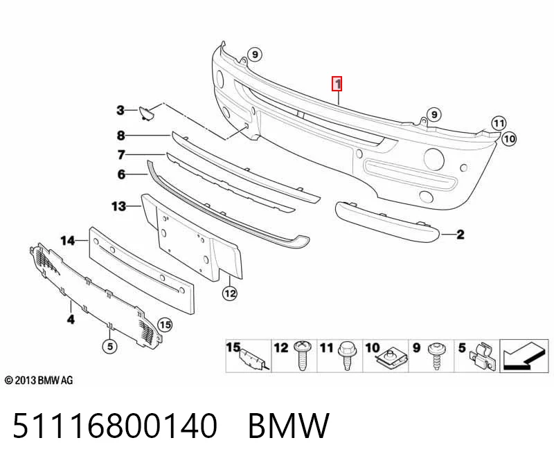 51116800140 BMW