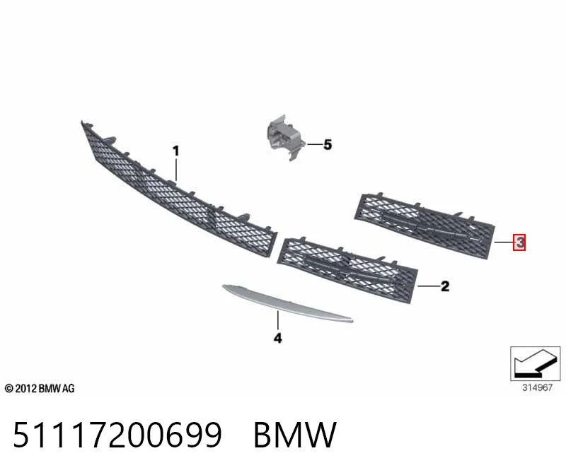 51117200699 BMW