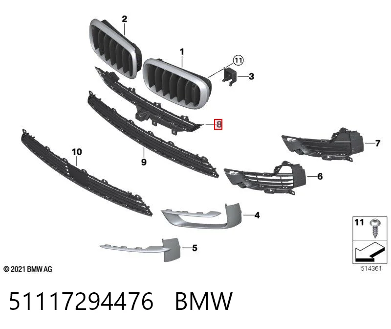51117294476 BMW