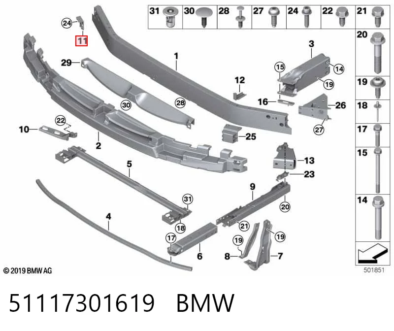 51117301619 BMW