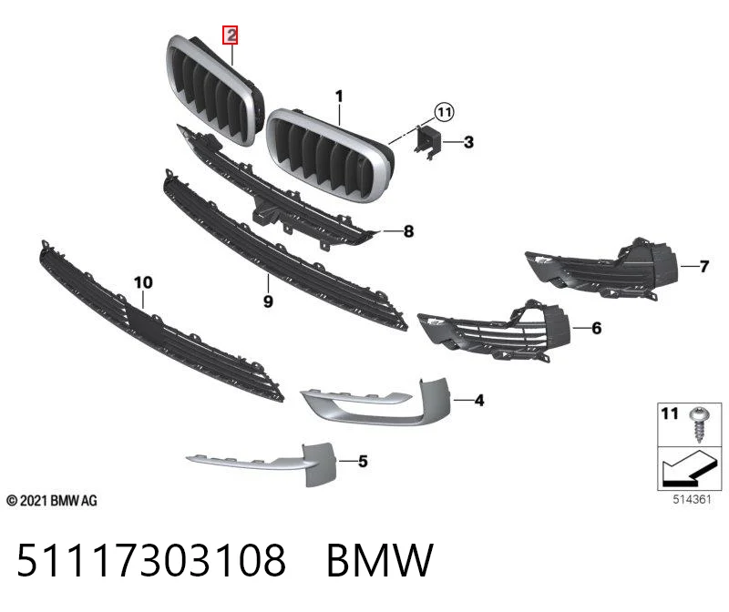 51117303108 BMW