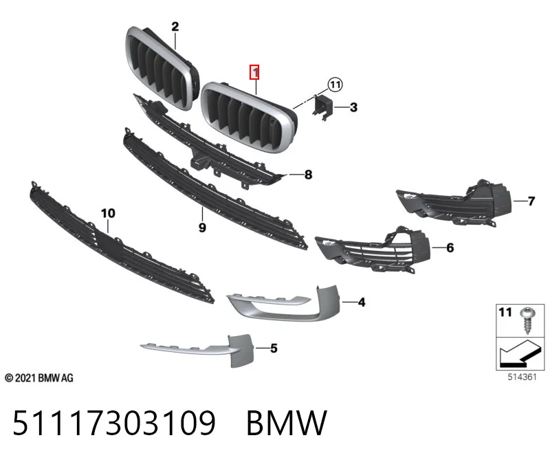 51117303109 BMW