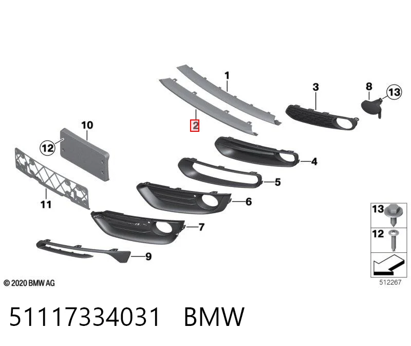 51117334031 BMW