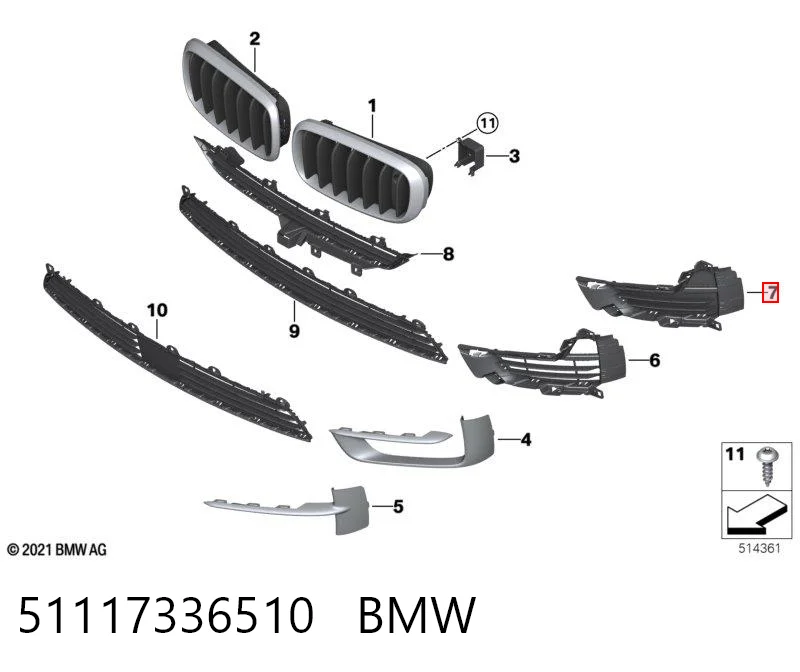 51117336510 BMW