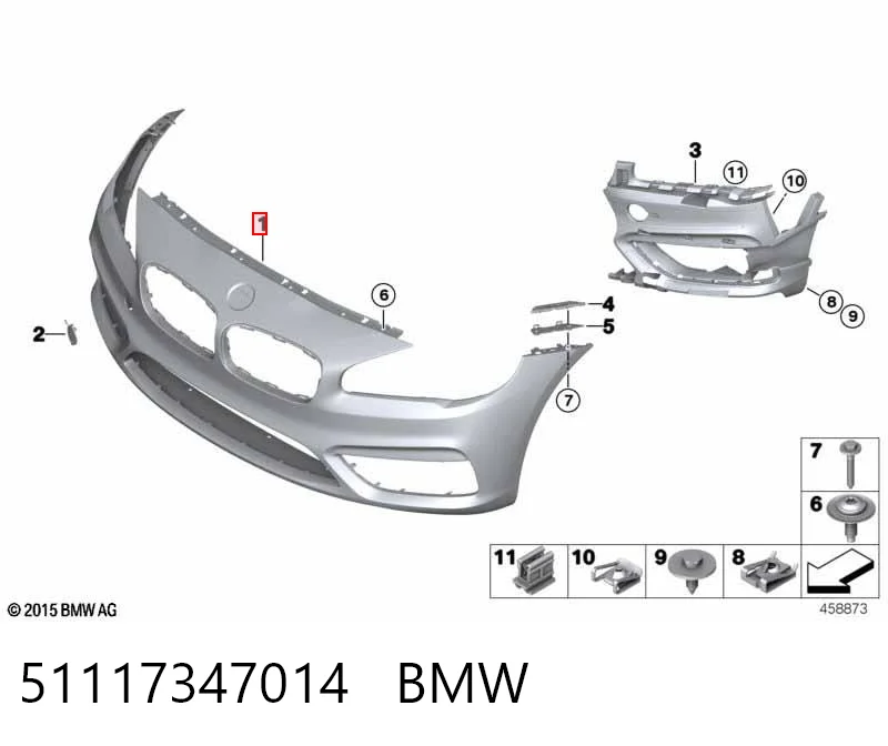 Pára-choque dianteiro BMW 2  F45 ao melhor preço