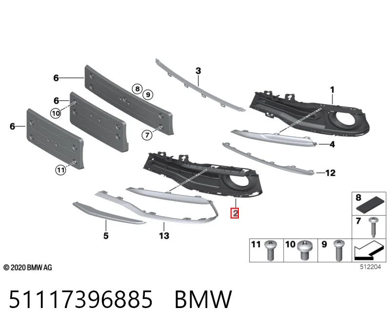 51117396885 BMW