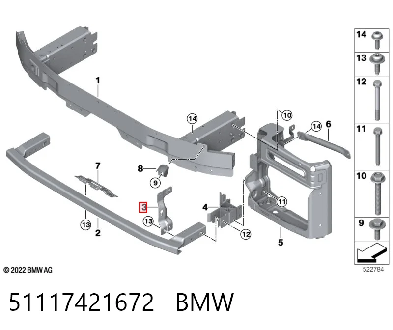 51117421672 BMW