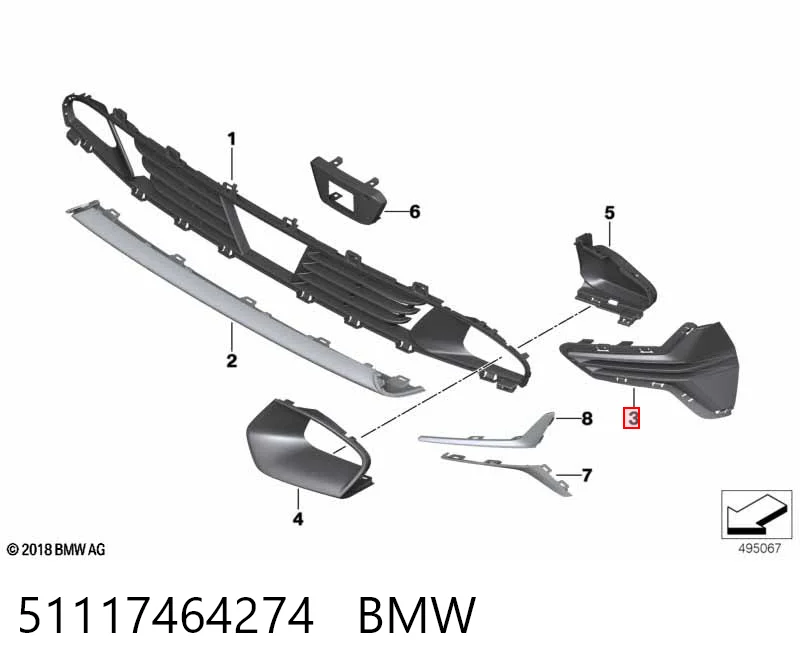 51117464274 BMW 