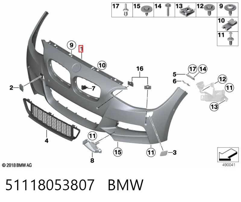 Pára-choque dianteiro BMW 1  F21 ao melhor preço