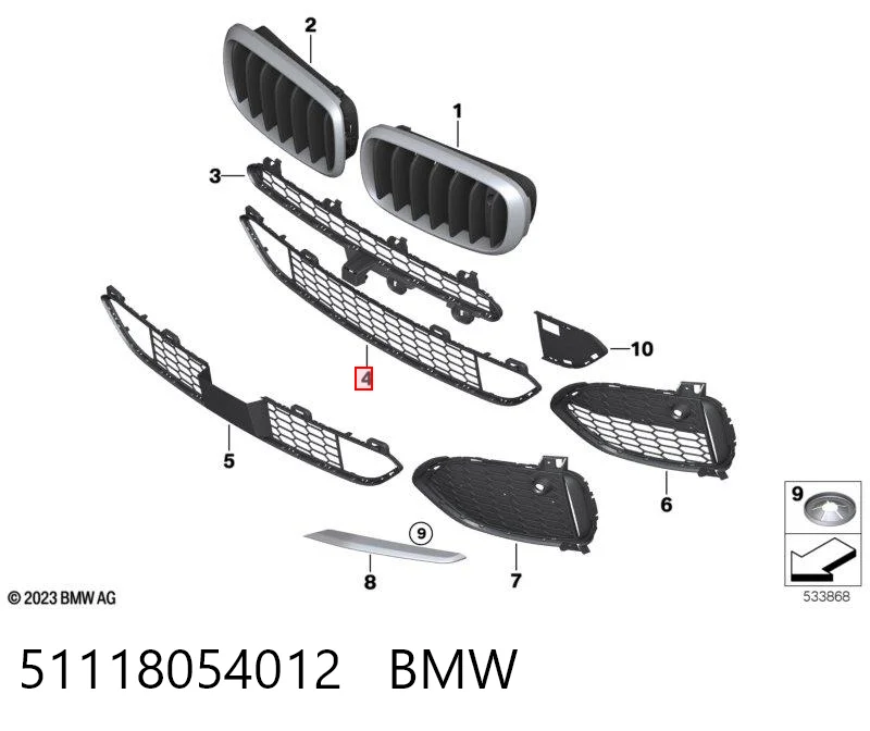 51118054012 BMW