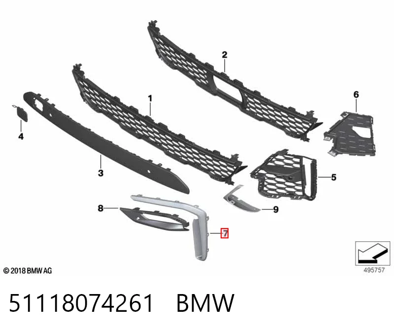51118074261 BMW