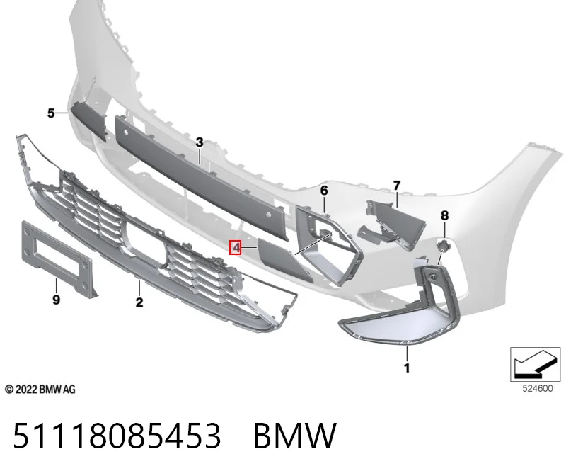 51118085453 BMW 