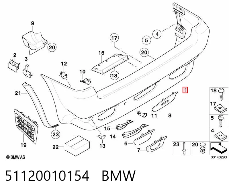 Compre Pára-choque traseiro BMW X5 