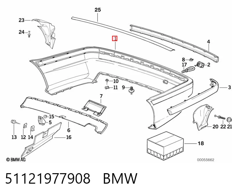Pára-choque traseiro BMW 3 E36 ao melhor preço