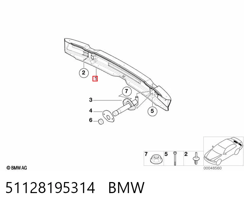 Reforçador do pára-choque traseiro BMW 3  E46 ao melhor preço