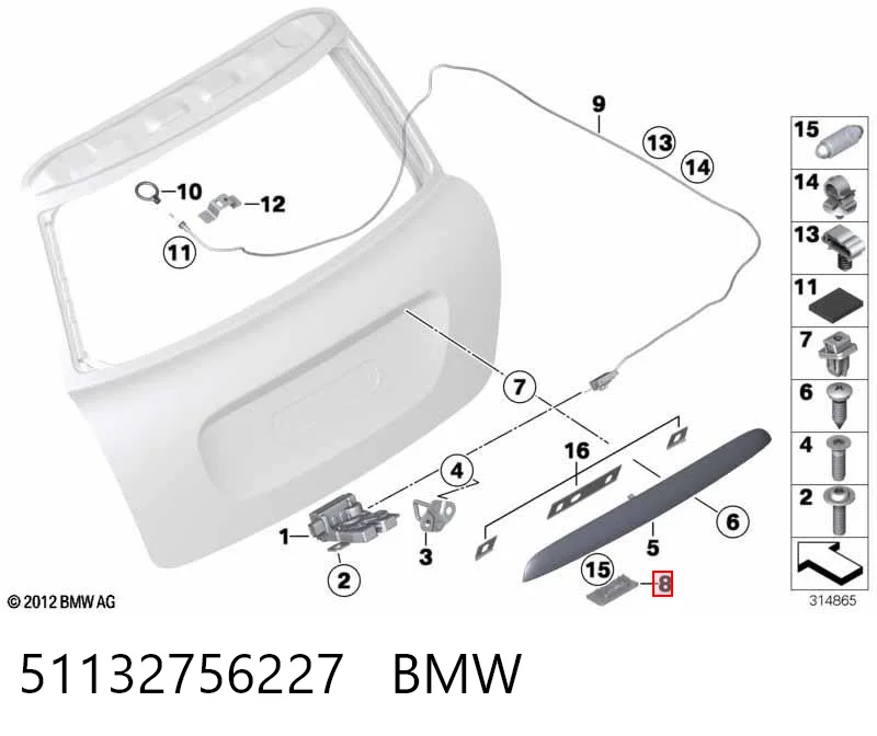 Lanterna da luz de fundo de matrícula traseira Mini Cooper  R56 ao melhor preço