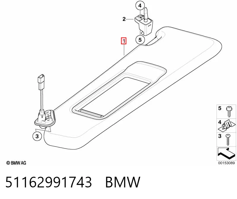 Pala contra o sol BMW X1 E84 ao melhor preço