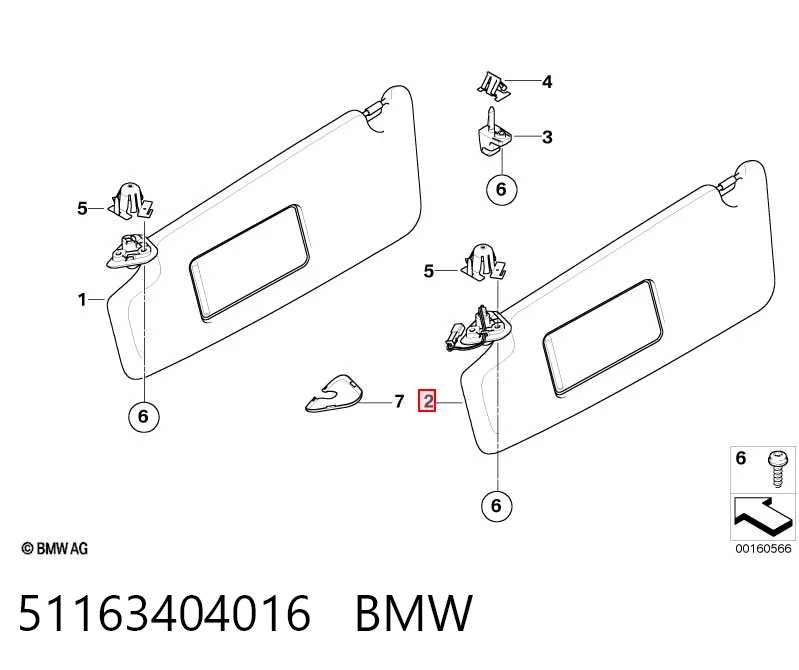 Pala contra o sol BMW X3  E83 ao melhor preço