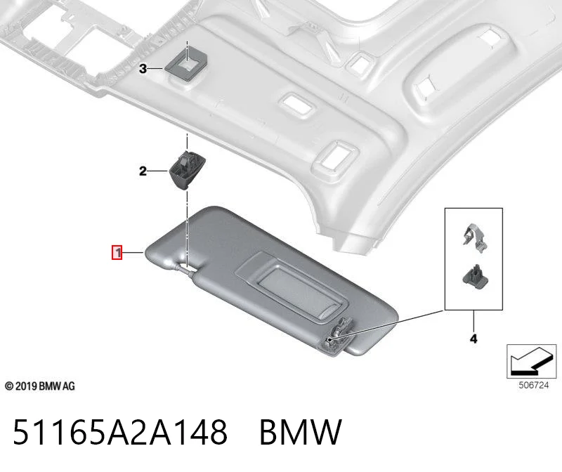 51165A2A148 BMW