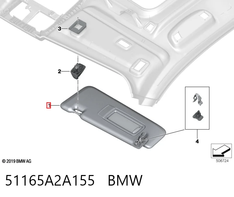 51165A2A155 BMW