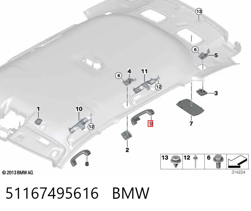51167495616 BMW