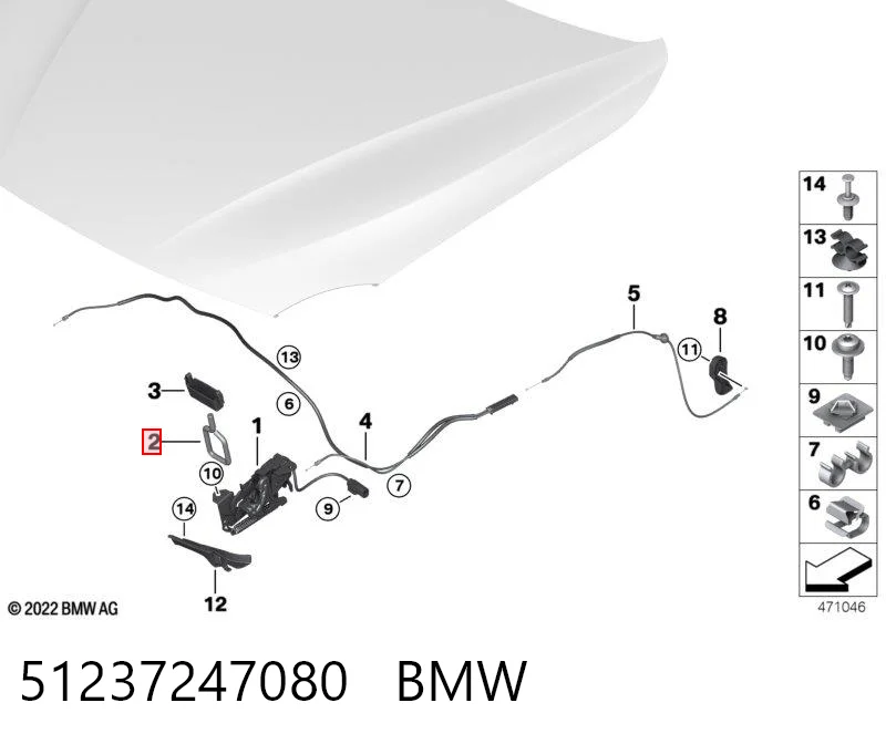 Compre Fecho da capota BMW 1 