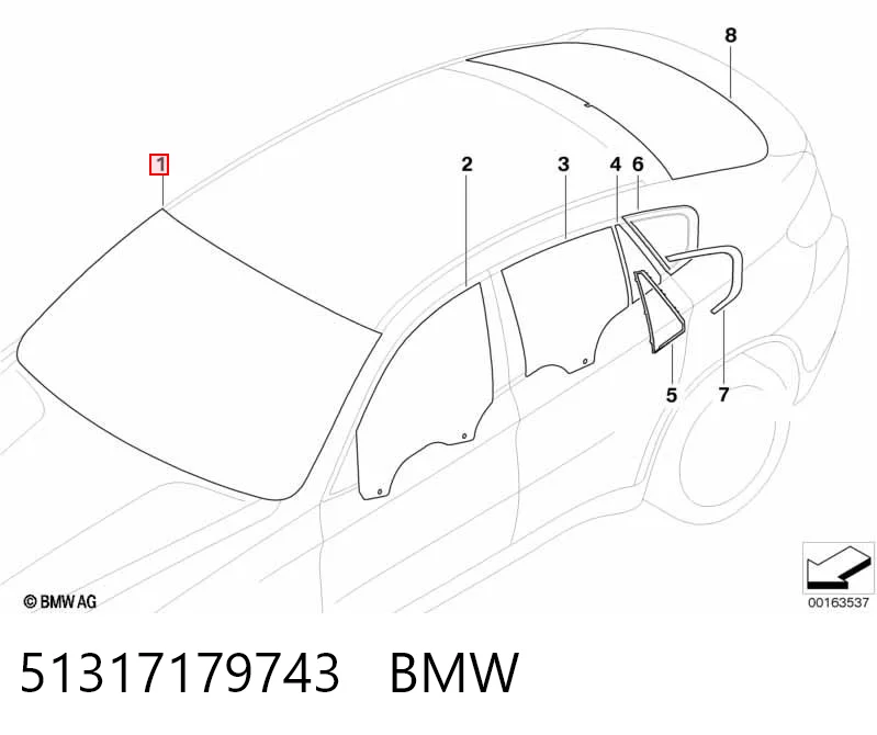 Pára-brisas BMW X6  E71 ao melhor preço