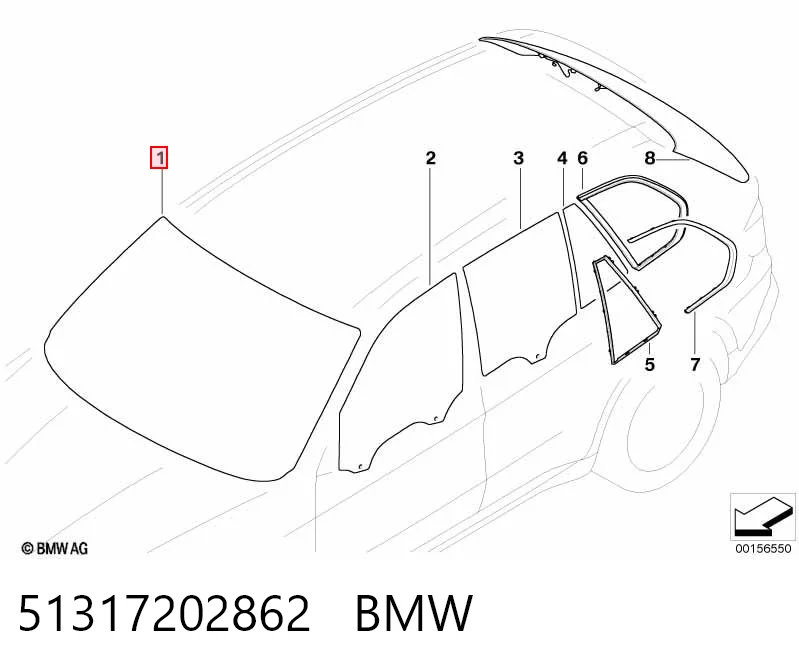Pára-brisas BMW X5  E70 ao melhor preço