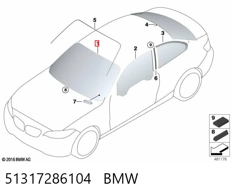 Pára-brisas BMW 1  F21 ao melhor preço