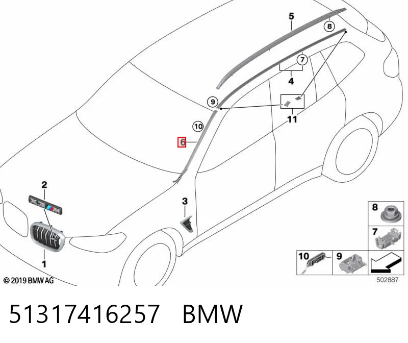 51317416257 BMW