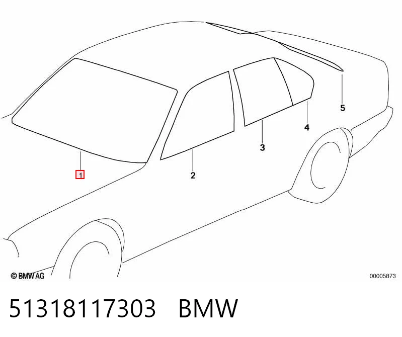 Pára-brisas BMW 5  E34 ao melhor preço