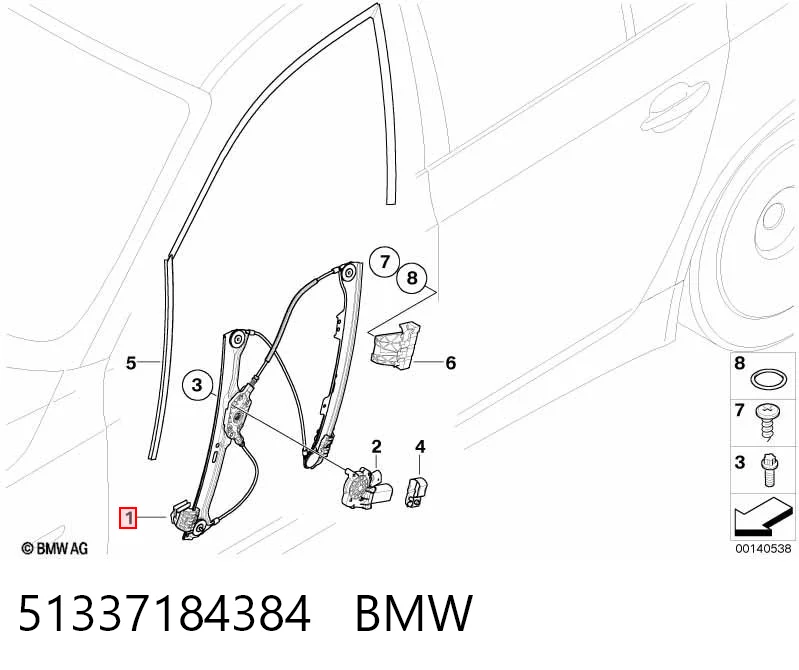  para BMW 5  (E61)