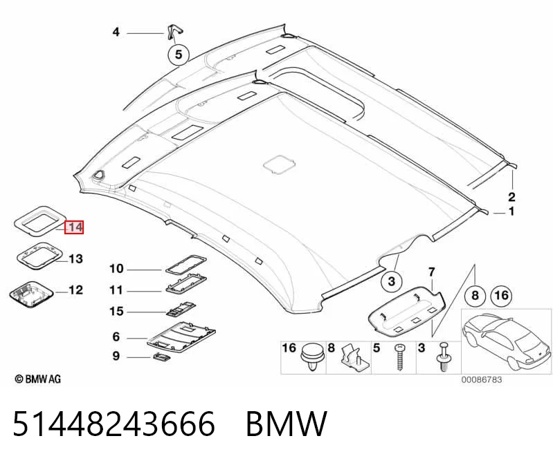 51448243666 BMW 