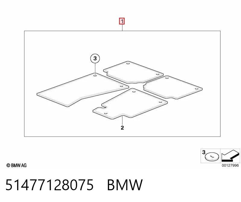 Tapetes dianteiros + traseiros, kit BMW 7 E65, E66, E67 ao melhor preço