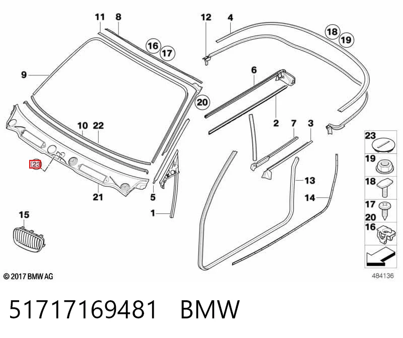51717169481 BMW Tampa (tampão) do tanque de expansão