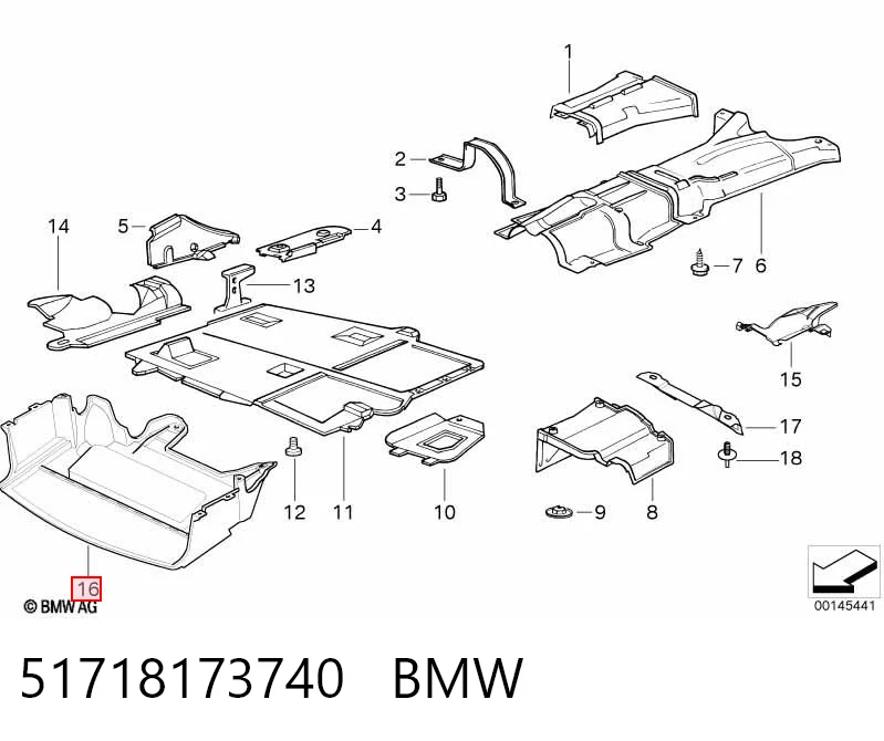 Proteção de motor, de panela (da seção de motor) BMW 3  E36 ao melhor preço