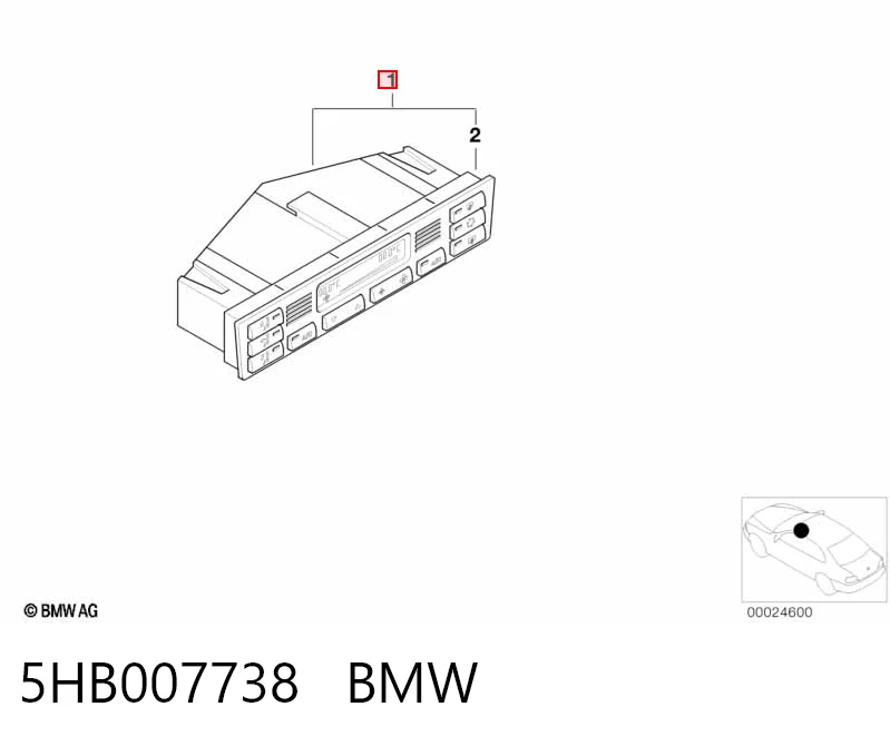 Compre Unidade de controlo dos modos de aquecimento/condicionamento BMW 3 