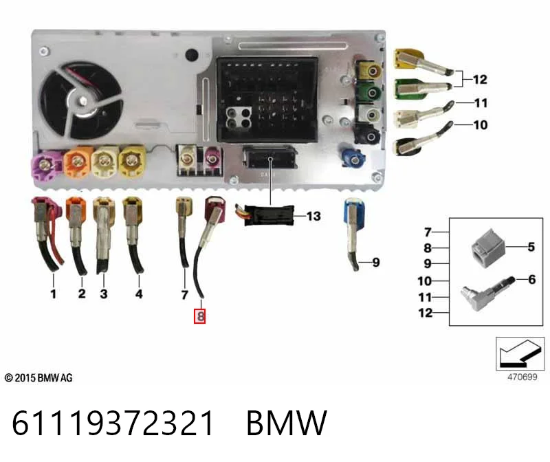 61119372321 BMW