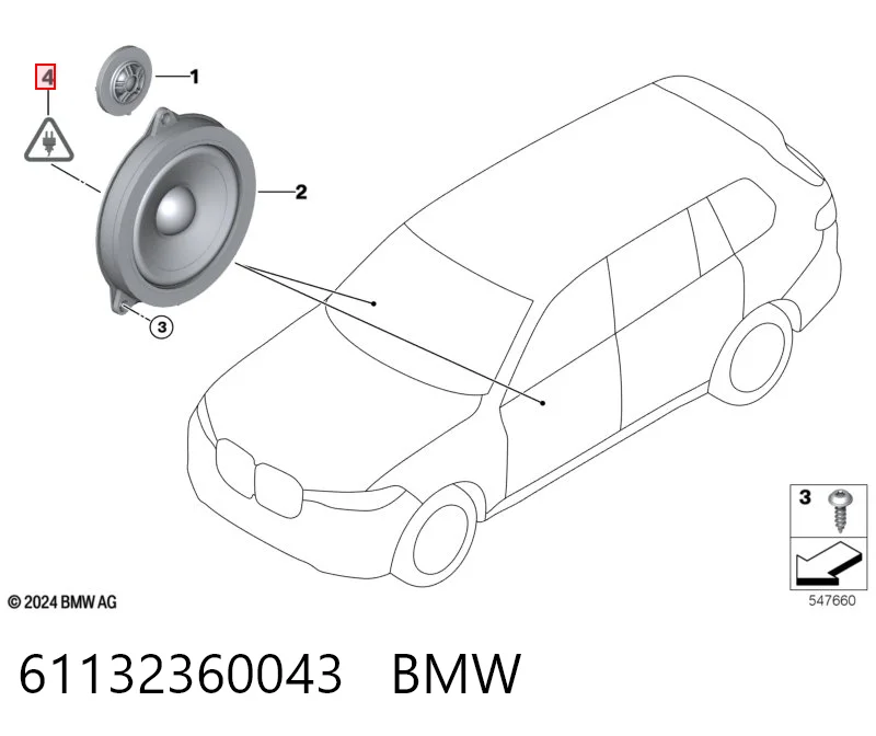 61132360043 BMW 