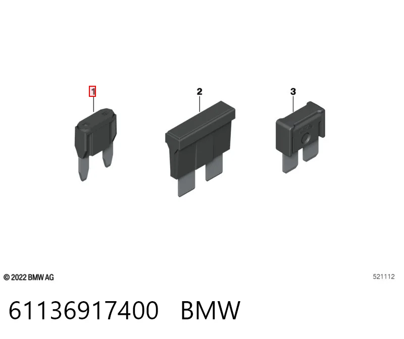 61136917400 BMW