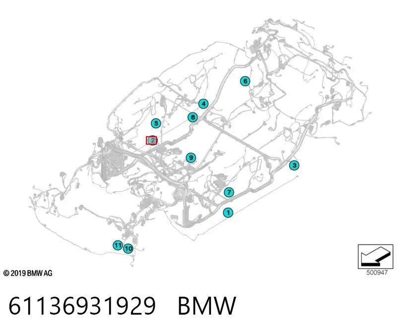 61136931929 BMW 