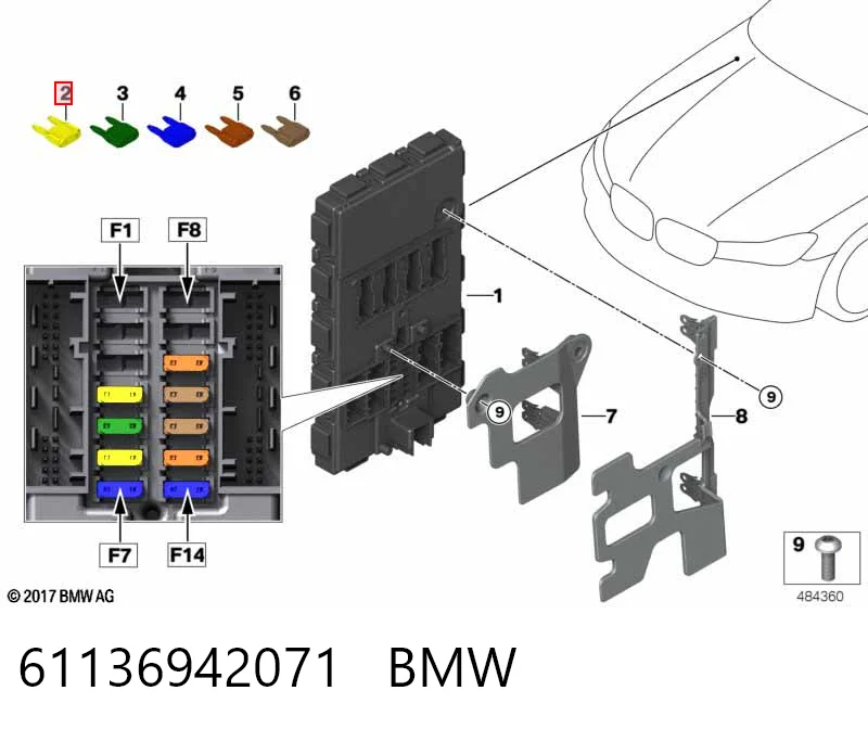 61136942071 BMW