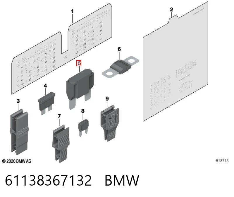 61138367132 BMW