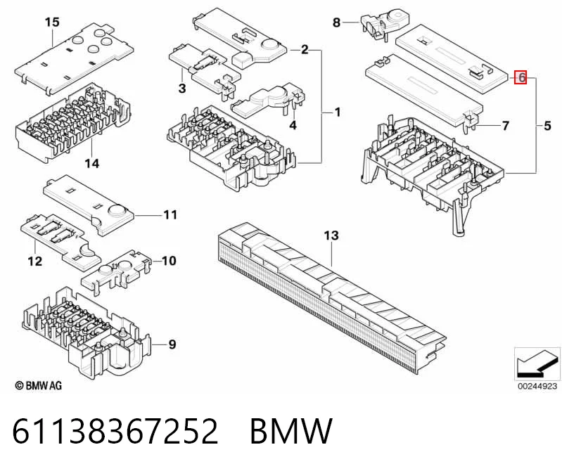 61138367252 BMW