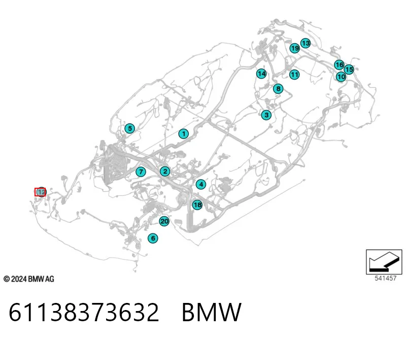 61138373632 BMW