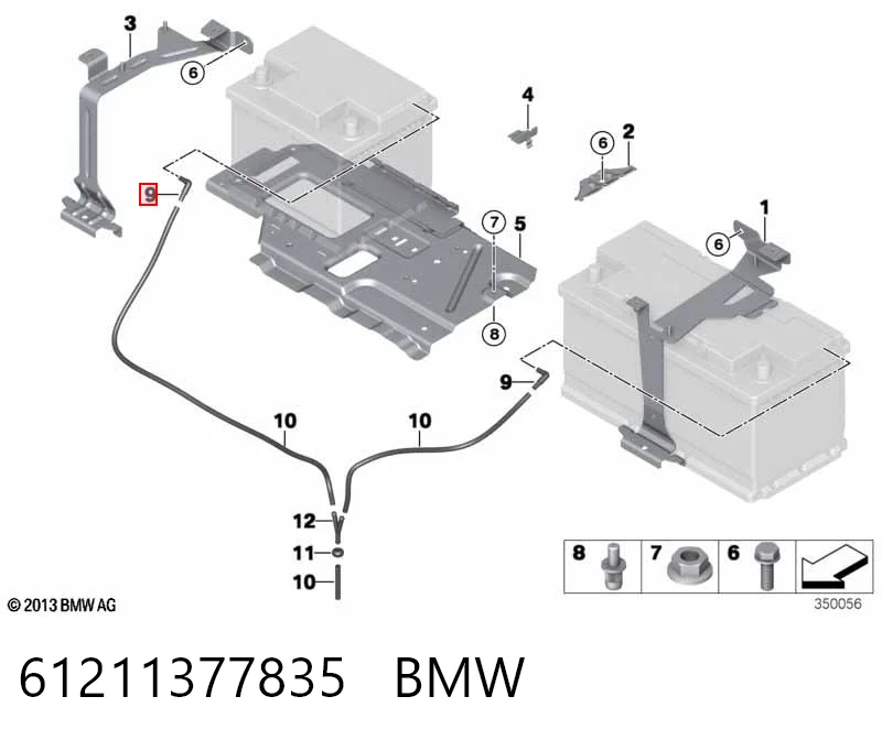 61211377835 BMW Bateria recarregável (PILHA)